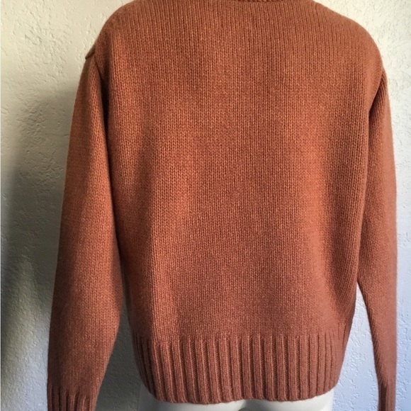 LOU &GREY 100%cashmere rusty color soft sweater SM NWT - Picture 3 of 8